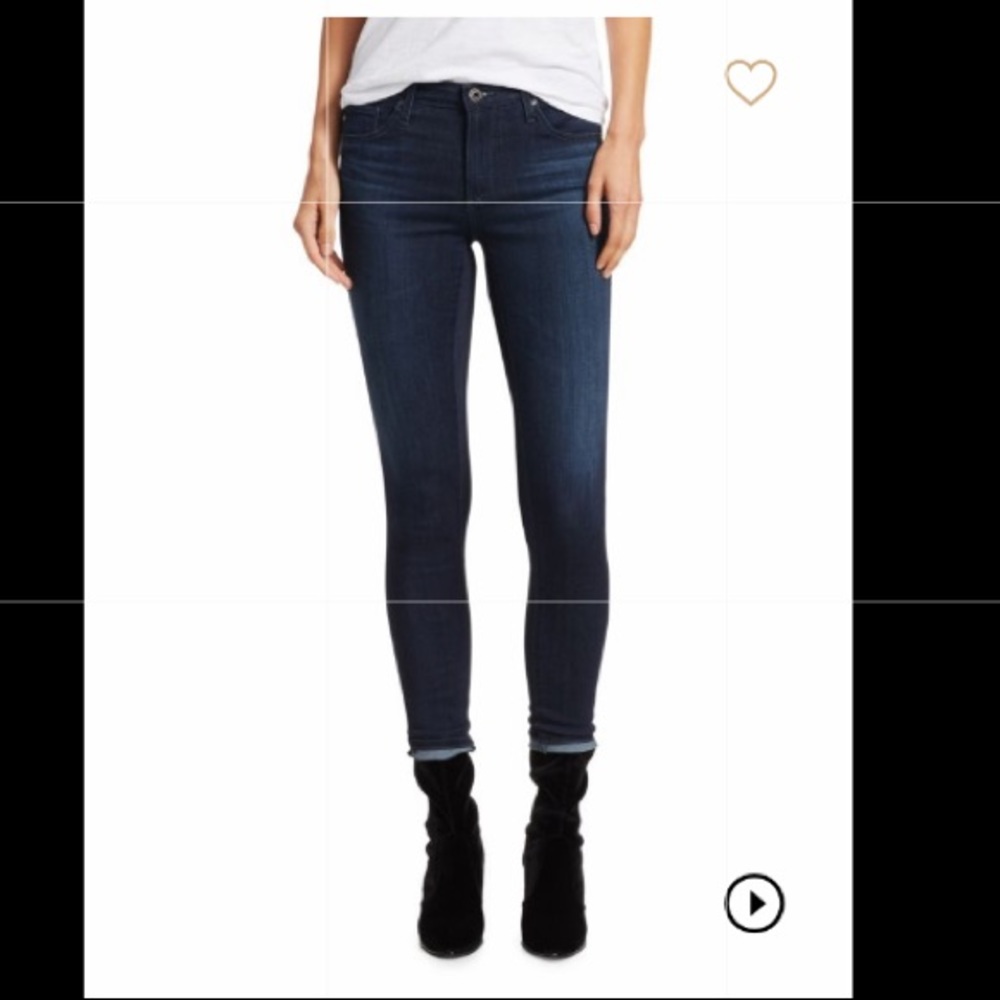 AG The Abbey Mid-Rise Skinny Jeans Sz 26R